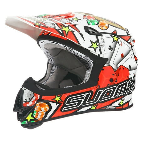 Suomy MX Jump Jackpot White Helmet