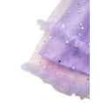 thumbnail image 2 of Flower Girl Dresses for Wedding Tulle Princess Pageant Birthday Party Gown with Sequined Mesh & Bowknot Belt Party Princess Outfit for 4-5 T Kids, Purple, 2 of 14
