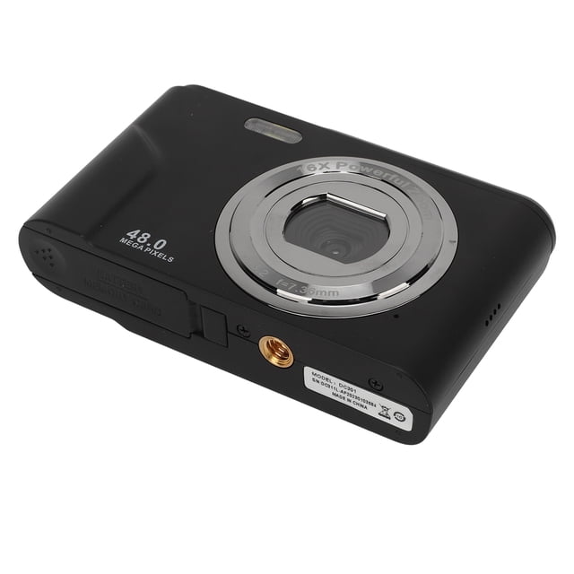 Cámara Digital Cámara de Vlogging HD 1080P 48MP Pantalla IPS de 24 Pulgadas 700 MAh Mini Cámara de Bolsillo Compacta Zoom 16X Enfoque Automático Cámara Pequeña ANGGREK Otros