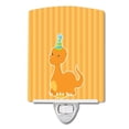 thumbnail image 1 of Carolines Treasures BB8927CNL Dinosaur Orange Ceramic Night Light, 1 of 1
