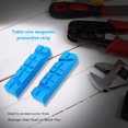thumbnail image 3 of 2 uds banco magnético tornillo de banco mordaza Pad Multi-groove Mill Cutter Vise Holder Grips, 3 of 3