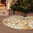 thumbnail image 6 of Sikiie Groovy Hippie Flower Mushrooms 30-48 inches {designName} Print Christmas Tree Skirt Snowman Xmas Tree Skirt with Edge Christmas Decorations for Holiday Party36", 6 of 7