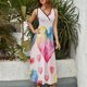 thumbnail image 2 of Colorful Heart Vestido Sin Mangas Para Mujer, Traje De, Ropa De Cumpleaños, Verano, 2 of 5