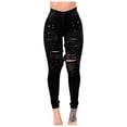 thumbnail image 2 of AGWOLF Bell Bottom Jeans for Women Mid Rise Distressed Flare Jean Stretch Bootcut Soft Denim Pants Vintage Y2K Streetwear Black XXL, 2 of 3