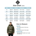 thumbnail image 3 of Wantdo Men's Jacket Padded Winter Jacket Waterproof Winter Coat Warm Outerwear Army Green L, 3 of 9