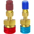 thumbnail image 1 of 2PCS Quick Couplers Connectors Adapters R1234YF to R134A High and Low Side Quick Coupler, 1 of 10