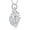 Silver, variant on Anatomical Heart Cremation Jewelry Heart Urn Necklace for Ashes Human Pet Funeral Ashes Pendant for Human Pet Memorial Urn Jewellery