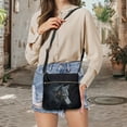 thumbnail image 5 of ZUXONGSY Mechanical Wolf Print Leather Shoulder Bag for Women purpose Crossbody Travel Purse Handbags with Zipper Pocket Casual Phone Wallet for Shopping Dating, 5 of 7