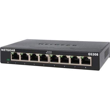 UPC: 0606449140132 | NETGEAR 8-Port Gigabit Ethernet Unmanaged Switch (GS308) – Home Network Hub  Office Ethernet Splitter  Plug-and-Play  Silent Operation  Desktop or Wall Mount