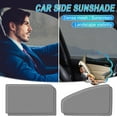 thumbnail image 1 of 4 Pcs Pare-Soleil Latéral pour Fenêtre Arrière de Voiture Écran de Protection Statique, 1 of 5
