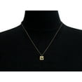 thumbnail image 4 of SuperJeweler W Initial Necklace In 14 Karat Yellow Gold, 16-18 Inches For Women, 4 of 4