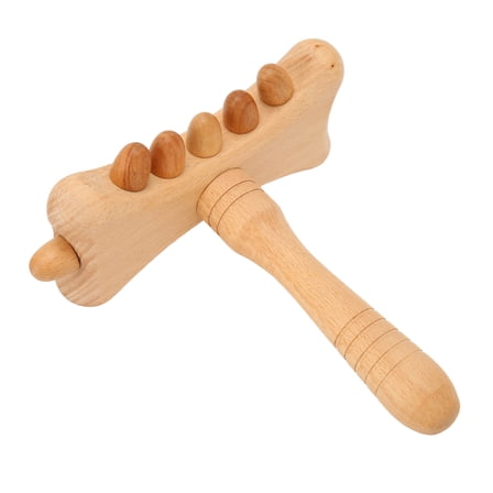 Wooden Soft Tissue Therapy Roller Massager Muscle Pain Relief Acupoint Massage Stick for Arms Legs