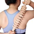 thumbnail image 4 of Siloon Wood Therapy Massage Tools 12 Roller, Wooden Massager Stick 16.14 Inch,Lymphatic Drainage Tool Cellulite Massager for Cellulite Reduction,Muscle Tension and Body Shaping,Contouring, 4 of 6