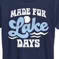 thumbnail image 3 of Instant Message - Made For Lake Days - Women's Short Sleeve Graphic T-Shirt, 3 of 6