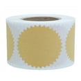 thumbnail image 1 of Miangastore 500Pcs Party Favor Kraft Labels Stickers Blank Gift Sealing Decor Stickers, 1 of 8