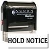 Large Self-Inking Hold Notice Stamp with Green Ink