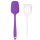 thumbnail image 1 of Juego de mini utensilios de cocina de 2 piezas: utensilios de cocina de silicona con espátulas, 1 of 5