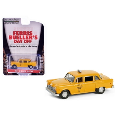 1980 Checker Taxicab "Yellow Cab Co. #1793" Yellow "Ferris Bueller's Day Off" (1986) Movie 1/64 Diecast Model Car by Greenlight
