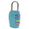 thumbnail image 1 of Riwesomey Office 4-digit Combination Lock Camping Business Padlock Accessories Door Gate Resettable Trip Suitcase Locker Luggage Security Herramientas y ferretería Teclas azules/coloridas, 1 of 6