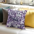 thumbnail image 3 of SHANXI Throw Pillow Covers Square Hand-Painted Flower Decorative 20x20in, 3 of 5