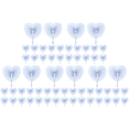 thumbnail image 1 of Abanico Plegable Con Forma Corazón 12 Uds. Papel en Blanco para Pintura DIY Boda Color, 1 of 4