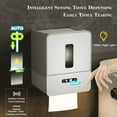 thumbnail image 4 of Yangee Intelligent Contactless Toilet Paper Dispenser Kitchen And Bathroom Contactless Automatic Hand Wiping Paper Dispenser Hand Sensor Commercial Bracket Motion Sens Storage Bags, 4 of 9