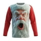 thumbnail image 2 of Amzcrzy Sudadera Para Hombre, Informal, Con Estampado Navideño, De Manga Larga, Cuello Redondo, Deportiva, De Moda, Color Rojo, 2Xl, 2 of 3