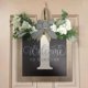 thumbnail image 3 of Xihbxyly Corona para Puerta de Entrada, Placa Familiar Personalizada, Letrero de Madera Pintado a Mano, Decoración para Todo El Año, Regalo de Inauguración de La Casa, Decoración para La Entrada., 3 of 4