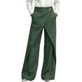 thumbnail image 2 of Endives Women Linen Pant Dress Pants Summer Business Casual Outfits Baggy Pant Wide Leg Pant With Pockets 2026 Beach Vacation, 2 of 5