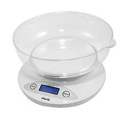 American Weigh Scales 2K-BOWL-BK 2000G Capacity Digital Kitchen Scale Whie