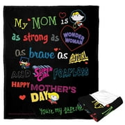 DC Comics Mom Is Super Kids Silk Touch Throw Blanket