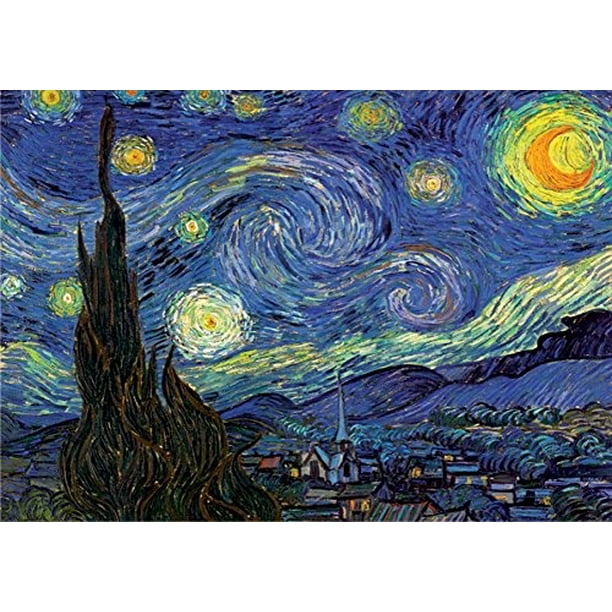 D-Toys The Starry Night by Artist Van Gogh 1000 Piece Fine Art Jigsaw