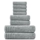 thumbnail image 5 of Juego de toallas Tens Towels, 8 piezas, 100% algodón (gris frío), 5 of 7