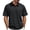 617#Black, variant on Men's Classic Cotton Pique Polo Shirt Moisture Wicking Breathable Collared Golf Work Casual Top with Convenient Pocket Army Green L