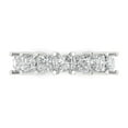 thumbnail image 2 of 1.75 ctw Wedding Band for Women - 14K White Gold Simulated Diamond Stackable Eternity Ring, 2 of 7