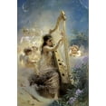 thumbnail image 2 of Makowsky, Constantin 23x32 Gold Ornate Wood Framed with Double Matting Museum Art Print Titled - The Food of Love, 2 of 4
