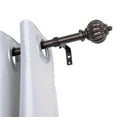 thumbnail image 1 of Utopia Alley D44RB 0.75 in. Single Decorative Drapery Adjustable Curtain Rods for Windows 48 to 86 in. - Oil Rubbed Bronze, 1 of 1