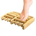 thumbnail image 2 of Masajeador de pies dual – Rodillo de masaje de madera para fascitis plantar, estrés, dolor de talón y arco – Terapia de tejido profundo Shiatsu con tabla de reflexología – Acupresión para pies,, 2 of 8