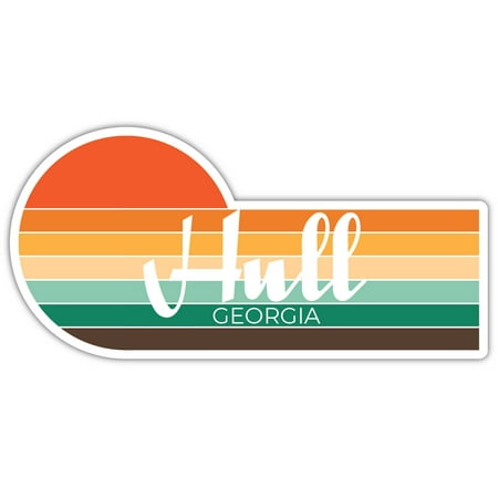 

Hull Georgia 247 x 2.25 Inch Fridge Magnet Retro Vintage Sunset City 70s Aesthetic Design