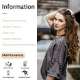 thumbnail image 6 of MY-LADY 8PCS Synthetic Clip in Hair Extensions Double Weft Full Head HairPiece Long Wavy Curly Natural Black Brown Blonde, 6 of 8
