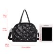 thumbnail image 3 of Bolso de concha Bolso Mujer Chic Sling Gran Capacidad Satchel Mujer Viaje (perla) Negro, 3 of 5