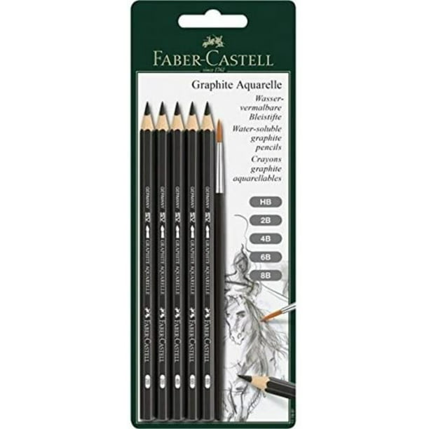 Faber-Castell Graphite Aquarelle Water-soluble Pencils assorted 