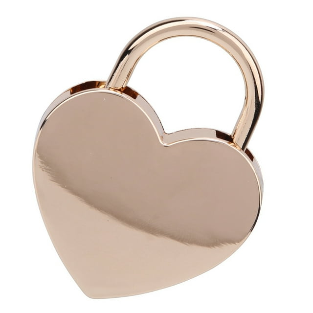 Lanzamiento de Corazón de Para Candado Vintage, Bloqueo de Llave, Tamaña Pequeño para Diario, Joyero y Equipaje Pequeño, Con Bloqueo de Llave
