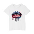 thumbnail image 5 of FamilyThread Kids Striped Shirts Short Sleeve Boy Girls July 4th Patriotic Tee Top Pattern Short Sleeve Round Neck Top T-shirt For Kids, 5 of 6