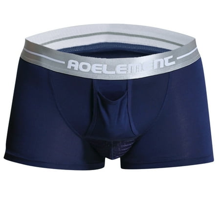 

Dadaria Mens Briefs Underwear Pack Men’s Breathe Underwear Bullet Separation Scrotum Physiological Underpants Blue XL Men
