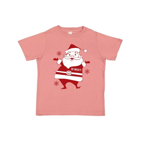 

Inktastic Be Merry Santa Gift Toddler Boy or Toddler Girl T-Shirt