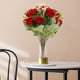 thumbnail image 4 of Bouquets of Roses Silk Flowers Home Decor Vases Flower Arrangements Ornaments Fake Flowers Wedding Flowers, Artificial Rose Bouquets, Silk Rose Arrangements, Home Decor Flowers, Table, 4 of 9