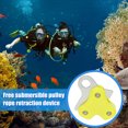 thumbnail image 2 of Retractor De Cuerda De Buceo Dispositivo de buceo universal 250 kg Carga máxima Polea de buceo Equipo de buceo (Amarillo), 2 of 6