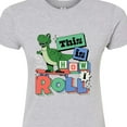 thumbnail image 3 of Disney - Toy Story - Rex This Is How I Roll - Juniors Fitted Graphic T-Shirt, 3 of 5