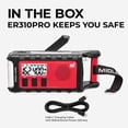 thumbnail image 3 of Midland - ER310PRO, Portable Emergency Bluetooth Weather AM/FM Radio with 10,000 mAh Power Bank - Multiple Power Sources, SOS Flashlight, Ultrasonic, 3 of 7